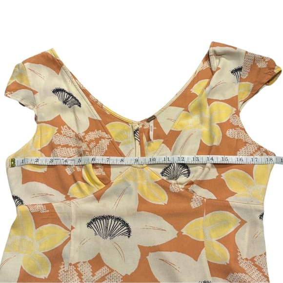 Free People Into The Groove Floral Crop Top Woman’s Size 10 - Picture 8 of 10